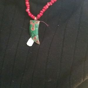 Red coral and Turkish horn